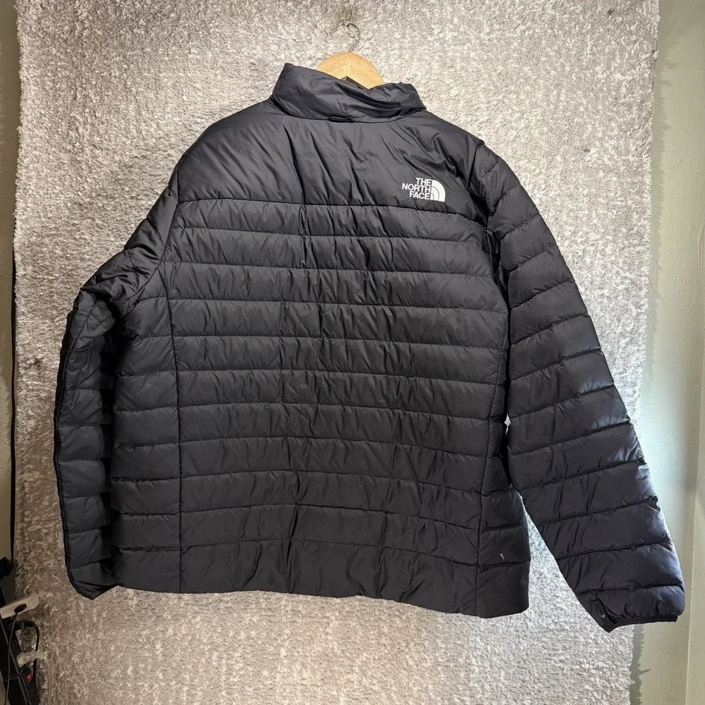North Face Minoqua Puffer Down Jacket 550 Men XXl Black Quilted Outdoor